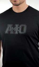 Amico Black Print Tee